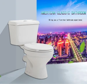 Africa cheap two pieces toilet with basin ceramic wc twyford sanitary ware