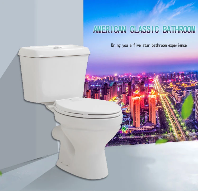 Africa cheap two pieces toilet with basin ceramic wc twyford sanitary ware