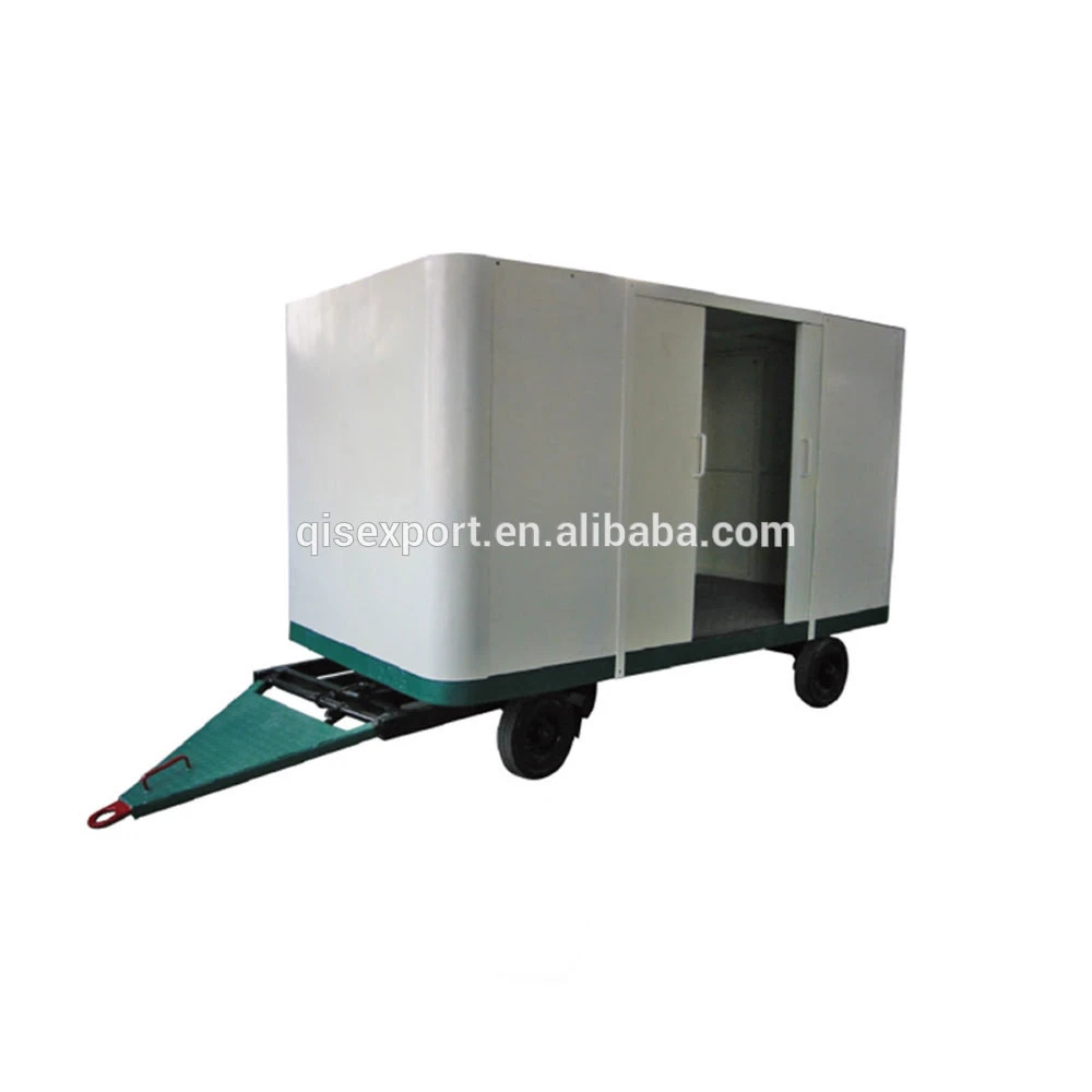 Airport luggage Baggage trailer dolly for aviation ground support equipment