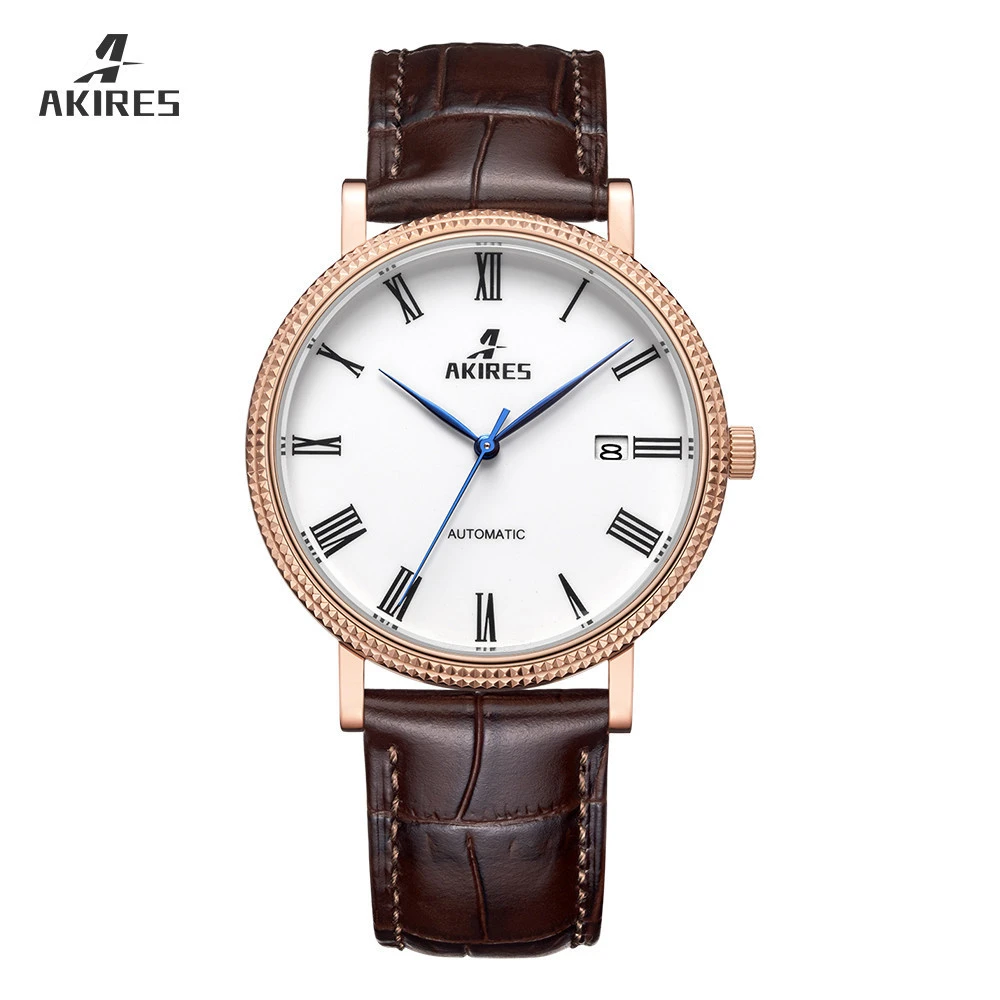 AKIRES OEM Luxury Minimalist watch Japan MIYOTA 9015 Automatic Mechanical Watch Men