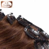 Wholesale Cheap Price Remy Full Head clip in hair extension for black woman