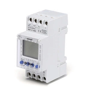 ALION AHC822 220V-240V Multi-Function DIN Rail LCD Digital Timer Switch, Weekly Program Time Switch
