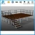 Import aluminium portable assembling platform stage with steps for wedding and events from China