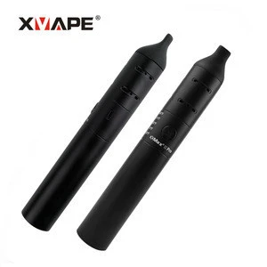 Aluminum body dry herb/wax vaporizers pen 5 temperature settings silicone mouthpiece/xvape xmax V2 Pro factory price