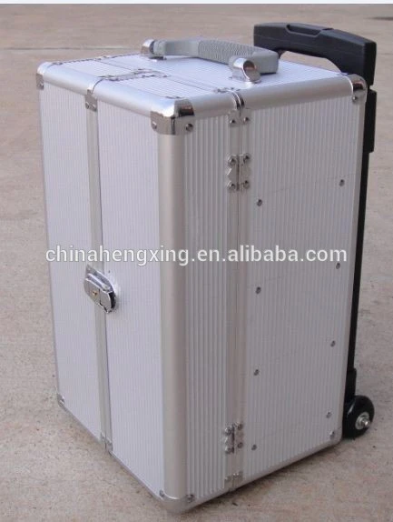 Aluminum Chip Case Hard Tool Case Trolley  Case with drawers