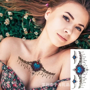 amazon best seller Varied Waterproof Temporary Flower Tattoo Character Patterns Tattoo Body Art Flower tattoo Sticker
