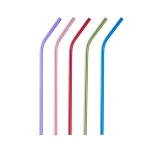 Amazon hot-sale reusable color metal food grade stainless steel drinking straw