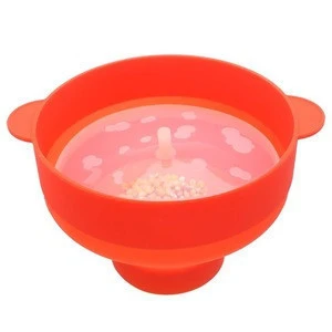 Amazon Hot Selling Microwave Popcorn Popper, Silicone Popcorn Maker, Collapsible Bowl BPA Free & Dishwasher Safe