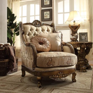 American Country Style Wooden Hand Carved Upholstery Sitting Room Majlis Sectional Sofa