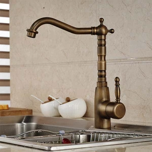 Ancient Bronze Antique Copper Chrome Single Handle Kitchen Faucet