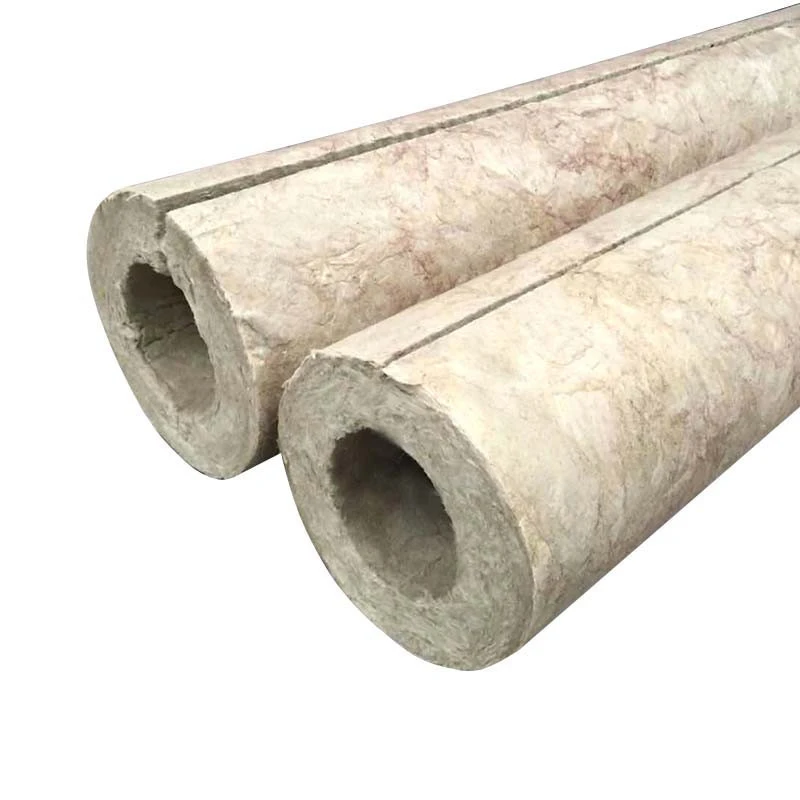 Anhui Factory Building Material Cellulose Fiber Mineral Fiber Sound Insulation Rock Wool pipe
