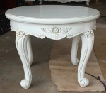 Antique White Paint Mahogany Nightstand