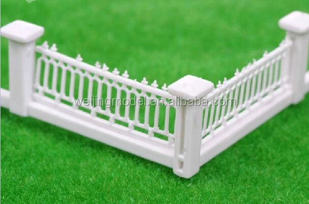 Architectural model fence, model fence in building, model guardrail, model garden design, scale fence for 1:100