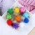 Import Arts Craft Pom Poms Glitter Poms Sparkle Balls Assorted Color ( Inch with Glitter Tinsel- 500 Pack) from China