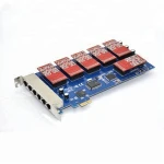 Asterisk card TDM2400 PCI 24 FXO/FXS Ports Voip Modules Analog Digium Trixbox Card For 4U Version support trixbox/elastix/ip pbx