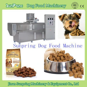 Automatic fish feed dog food pellet processing line wiht Packing Machine Price