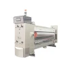 Automatic printing slotting and die-cutting machine with ceramics anilox roller