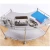 Import B23 operating room stainless steel medical cart fan-shape panel dental instruments hospital trolley from China