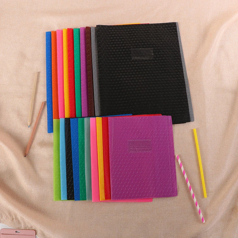 B6 A6 A5 A4 Soft colorful PVC plastic book cover