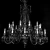 Import Baccarat French crystal chandelier villa duplex building model room staircase lamps from China