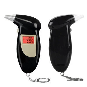 Backlit Display Digital LCD Alert Breath Alcohol Tester Prefessional Police Alcohol The Breathalyzer Parking Breathalyser