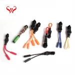 Bag part accessories design logo colorful cord string soft pvc rubber custom decorative zipper puller  logo wholesale