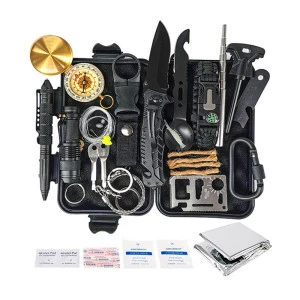 Baiyuheng New Products Container Gear With Waterproof Sos Led Survival Kit Backpack Military