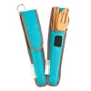 Bamboo Travel Utensils ,travel cutlery set  with Carrying Case,Knife, Fork, Spoon, Chopsticks, Straw with bags  Pouch