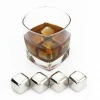 Barware and party use silver hypercube stainless ice cubes for drinks wholesale whiskey stones