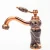 Import Bathroom Faucet Antique Bronze Solid Brass Basin Sink Brass Faucets Single Handle Water Mixer Taps Bathroom Faucet Brass from China