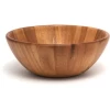 Beautifully Shaped Large Salad Bowl Acacia Natural Health Reusable Bamboo Bowl
