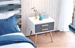 Bedroom furniture cheap grey nightstands for sale