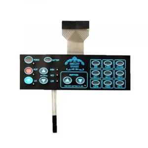 Best Price Backlight Embossed Customized EL Membrane Switch