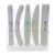 Import Best quality 80/100/150/180/240 ecofriendly double sided round korean white nail file from China