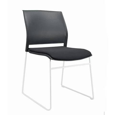 Best Quality Modern Comfort Folding Chairs Conference Room PP Frame Office Plastic Stackable Modern Office Chair