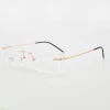 Best selling factory supply super light eyewear mans titanium frames glasses rimless
