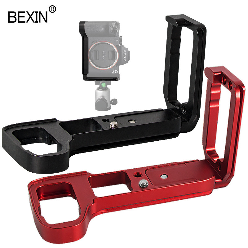 BEXIN Camera Accessories Camera Tripod L shaped bracket Vertical Arca Swiss Quick Release plate for A73 A7M3 A7R3 A9 A7III
