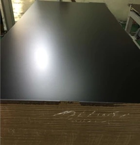 black color matt finish melamine laminated mdf board