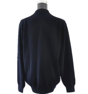 BLUE PHOENIX hlaf zipper 100% cashmere mens sweater