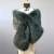 Import boil wool turkey lightweight stole cashmere faux fox fur shawl women boil wool shawl scarf with collar from China