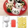 Boutique Cute Smile Cat Sushi Nori Rice Mold Decor Cutter Bento Maker Sandwich DIY Tools