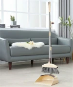 Broom and Dustpan set HC0212,Easy organizing handle joint,Comb inside,Windproof,Wind-break design,New Product