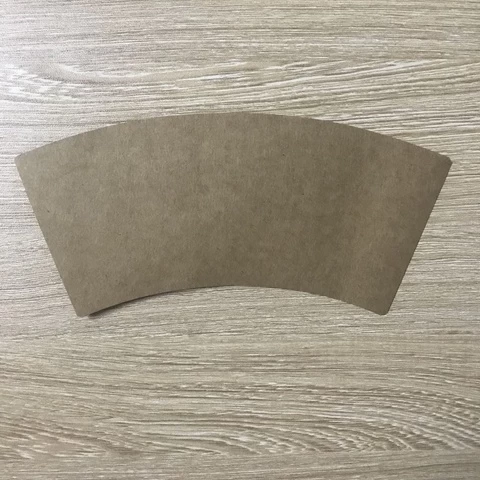 Brown kraft coffee paper cup fan personalized paper bags kraft