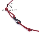 CANOTIV Hand Made Rope Friendship Bracelets Custom Logo Mens Lobster Bracelets Bangles  For Jewelry