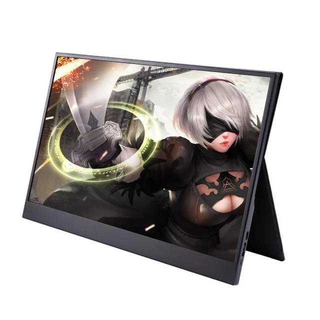 Capacitive touch 15.6 inch 4k portable gaming monitor with Type-C
