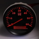 Car Boat Motorcycle Digital Tachometer 6000 RPM Tacho Meter Gauge
