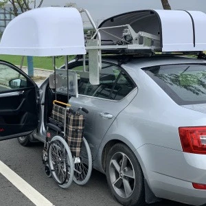 Car Safty Auto Box and Wheelchair Topper for stow wheelchair