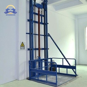 Cargo Lift Price for Sale, Vertical Freight Lifter Factory, guide rail lifter