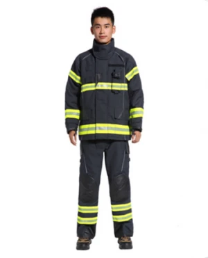 CE certified Navy blue Firefighters suits