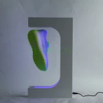 CE Change colour levitating shoe display change LED light levitation shoe display shoe levitating display change colour